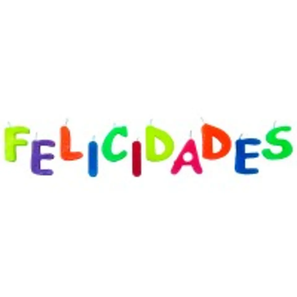  Vela Felicidades 1