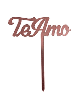 Decoración para pastel Te amo