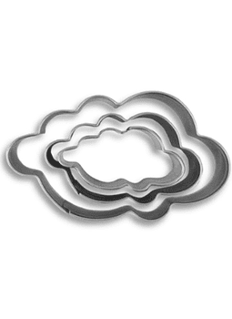 Jgo Cortador metal nube 3 pzas