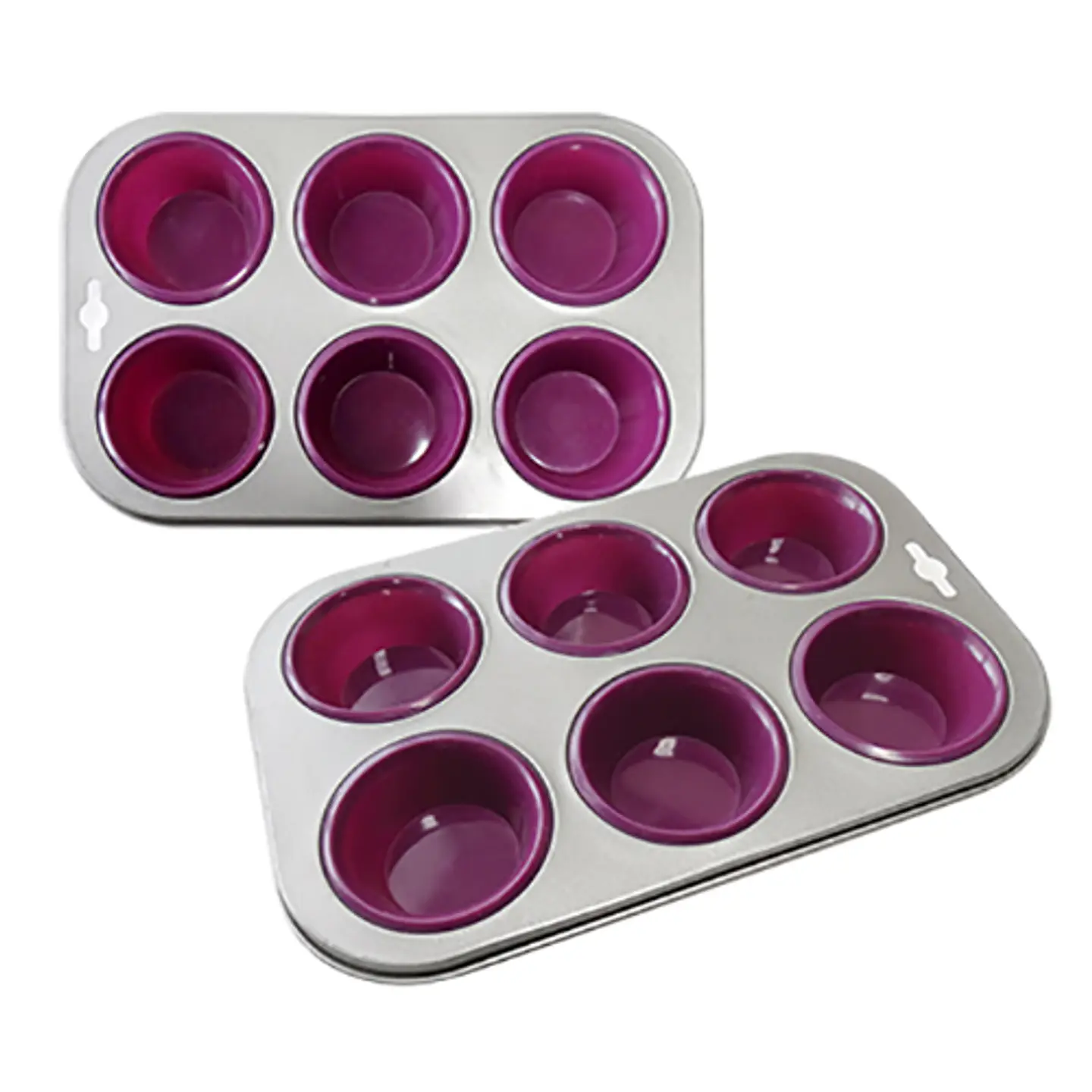  Molde silicon muffin con soporte  4-0464 1