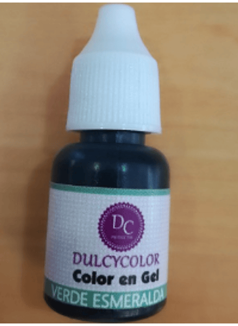 Color vegetal Dulcycolor verde esmeralda 10 ml