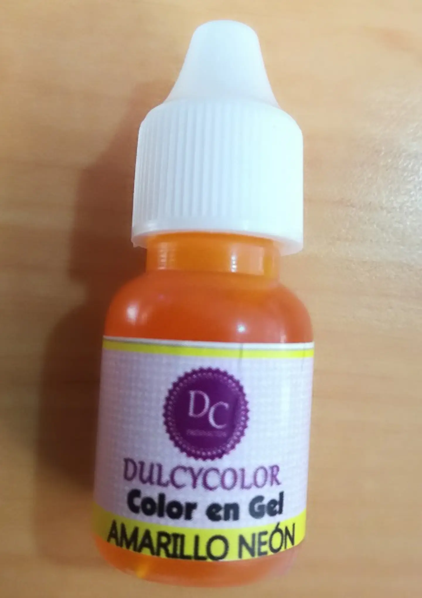  Color vegetal Dulcycolor amarillo neon 10 ml 2