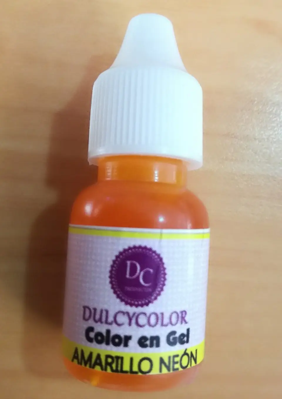  Color vegetal Dulcycolor amarillo neon 10 ml 2