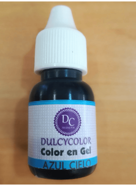 Color vegetal Dulcycolor azúl cielo 10 ml
