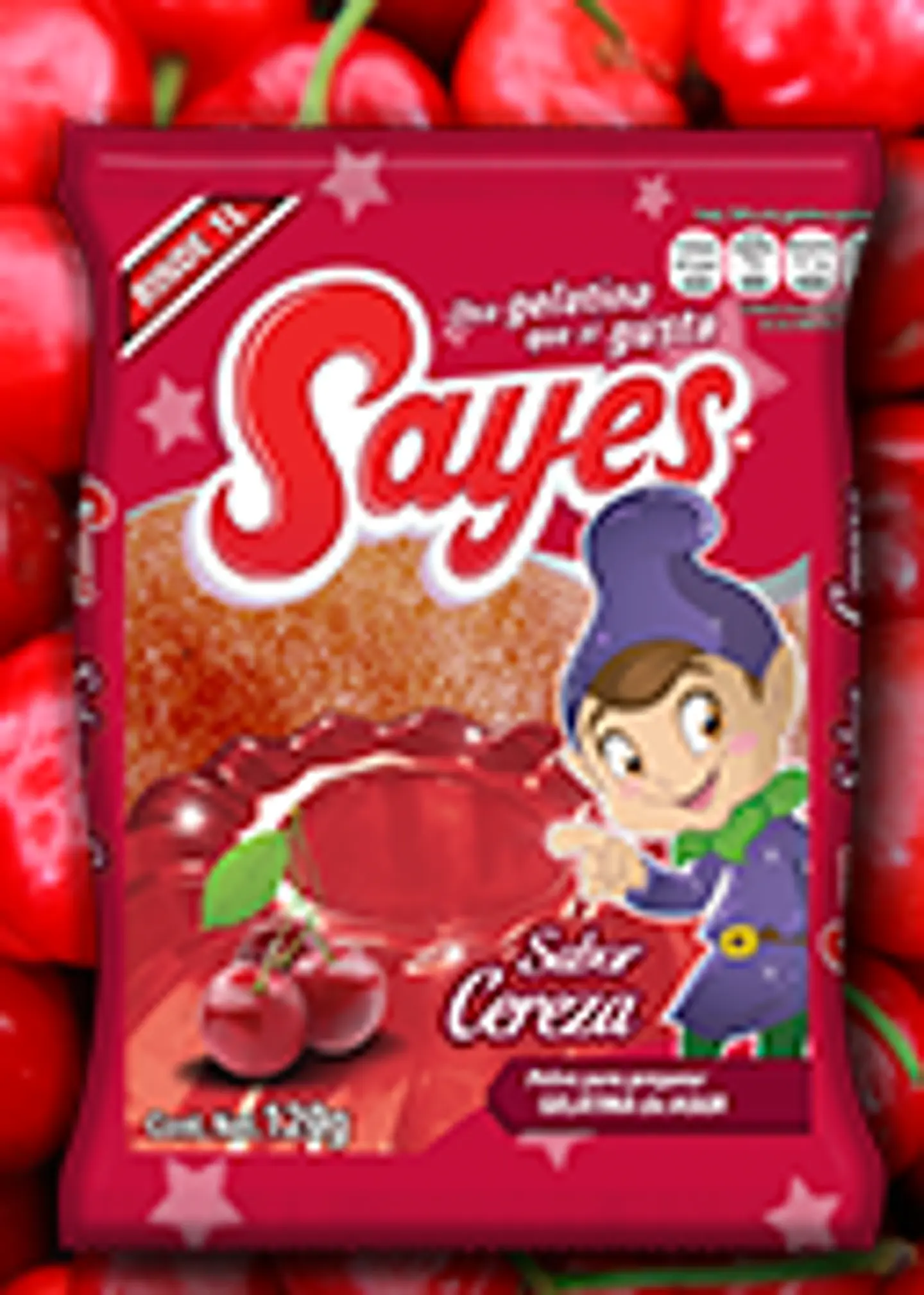  Gelatina Sayes Cereza 120gr 1