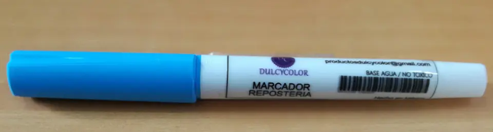  Marcador comestible 1 punta Dulcycolor azul cielo 2