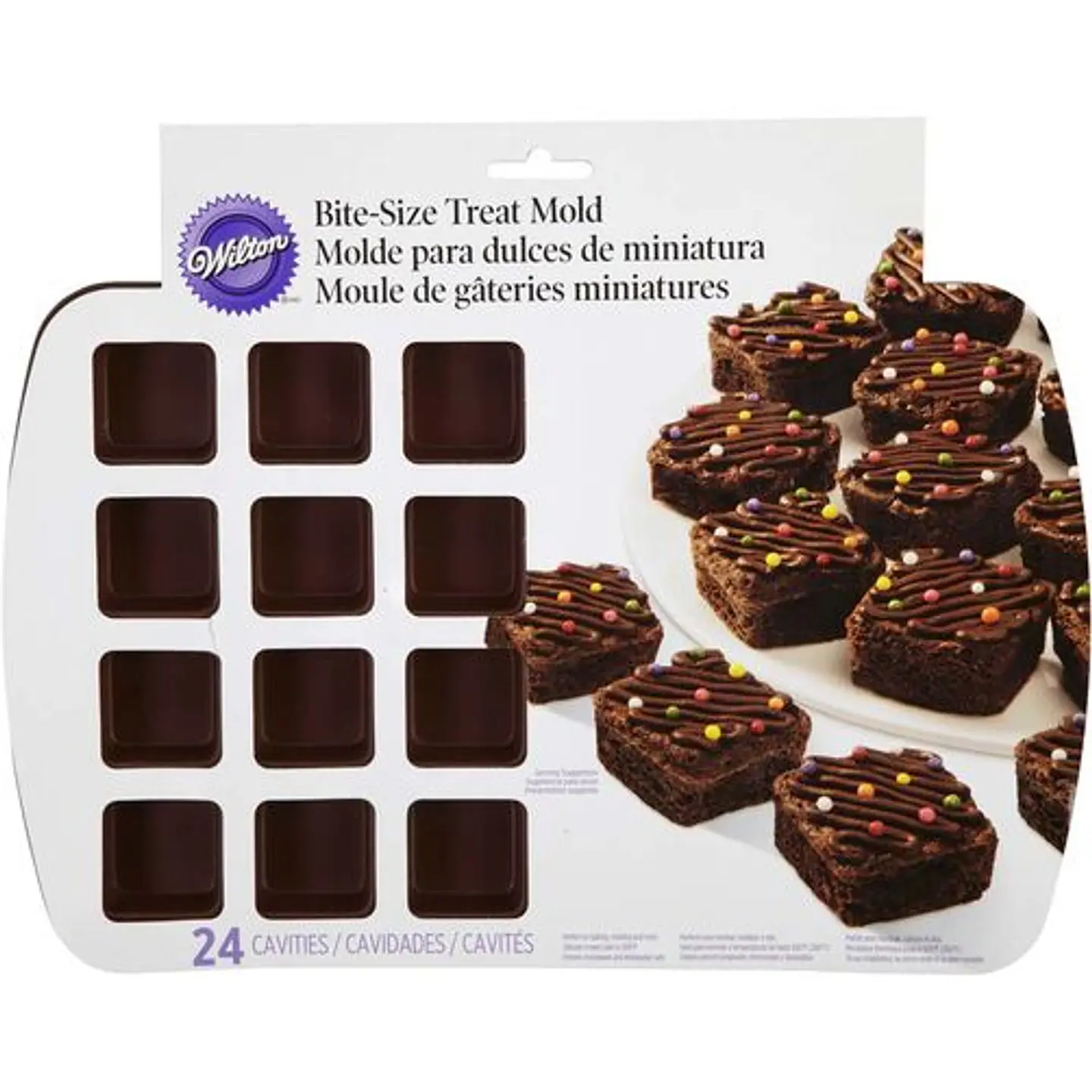  Molde mini cuadrado 24 cav Wilton  2105-4923 1