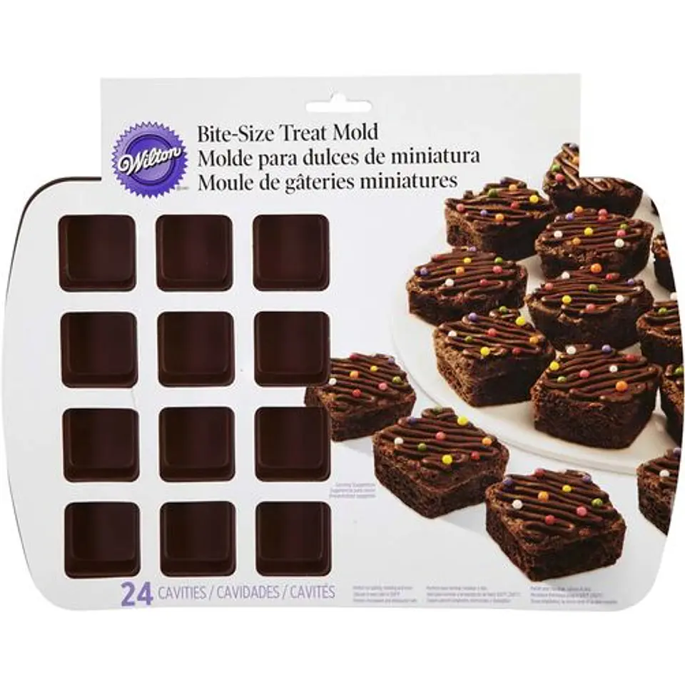  Molde mini cuadrado 24 cav Wilton  2105-4923 1