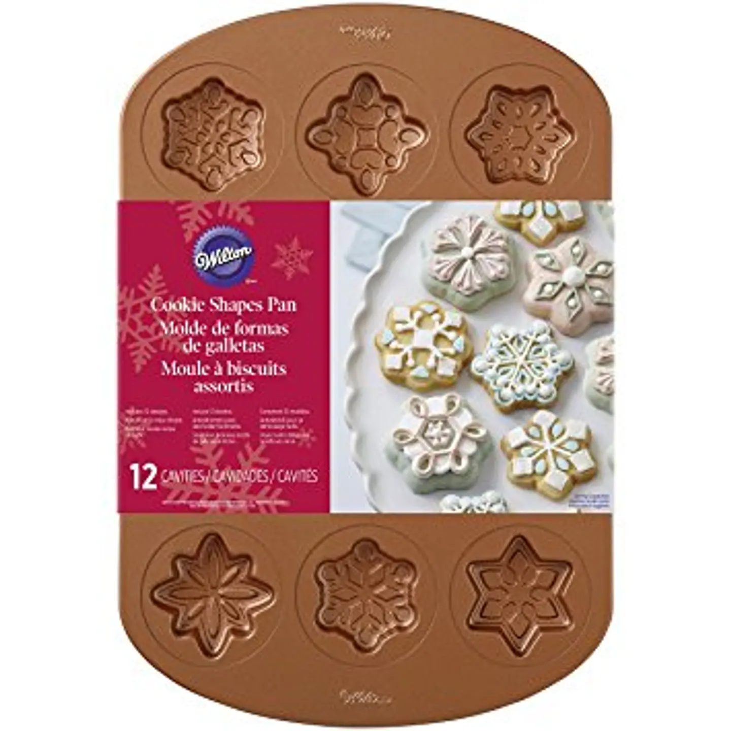  Molde galletas copo de nieve 12 cav  2105-2502 1