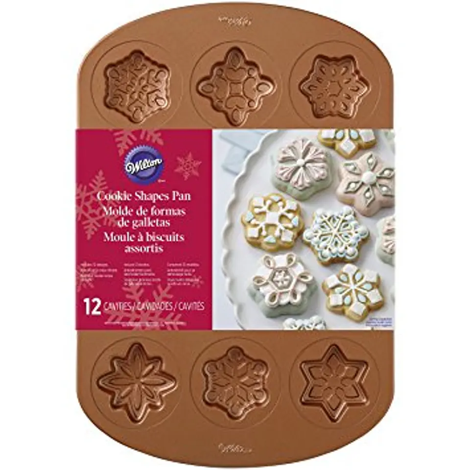  Molde galletas copo de nieve 12 cav  2105-2502 1