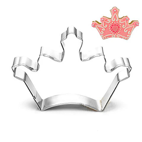  Cortador de acero inoxidable corona de princesa