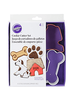 Juego cortador casita perro hueso Wilton 2308-0910