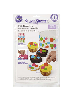 Sugar sheet 4 colores Wilton 710-2930