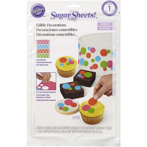  Sugar sheet 4 colores Wilton 710-2930