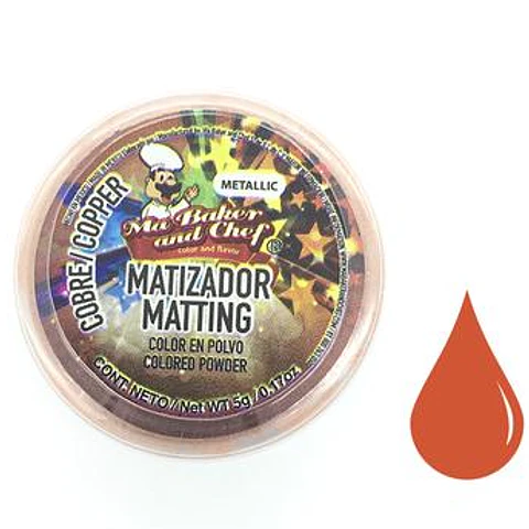  Matizador metalico cobre