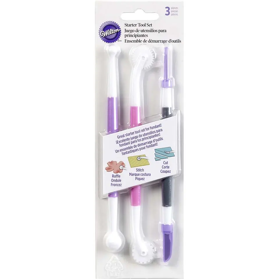  Set de 3 Piezaas fondant Wilton 1907-1349 1