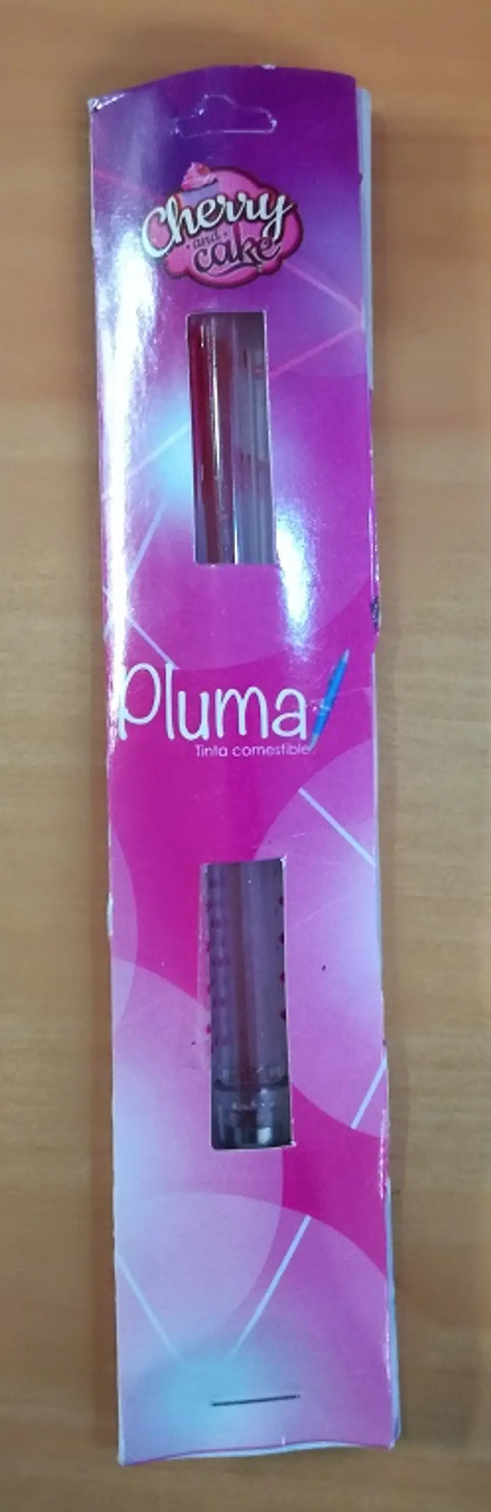  Pluma tinta comestible rojo 1