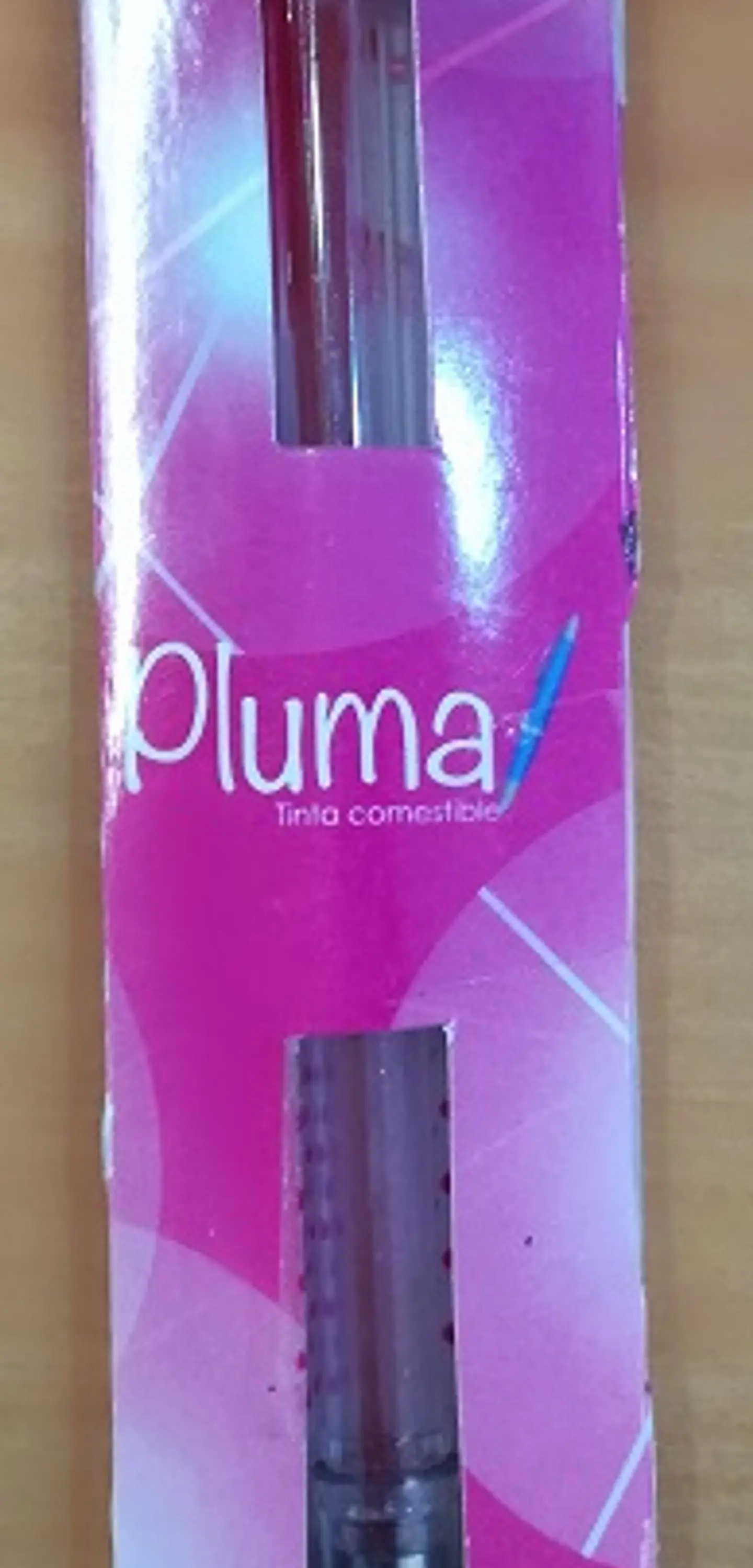  Pluma tinta comestible rosa 1