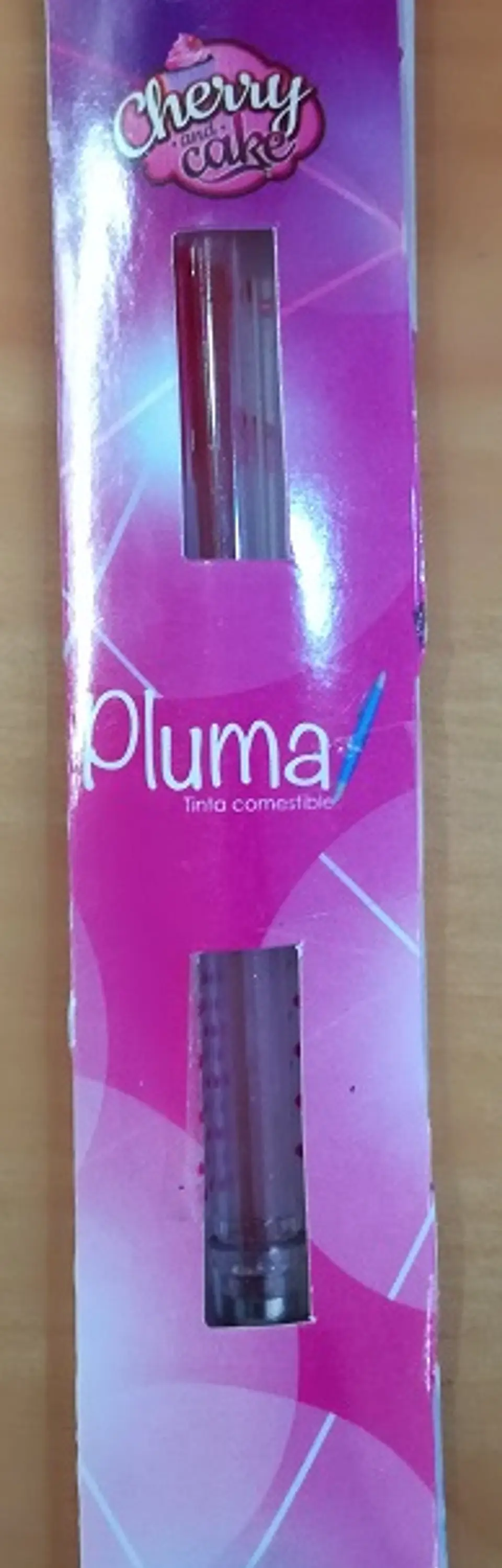  Pluma tinta comestible rosa 1