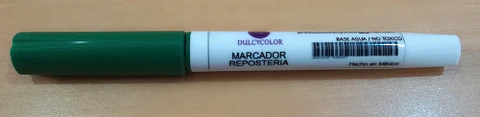  Marcador comestible 1 punta Dulcycolor verde hoja