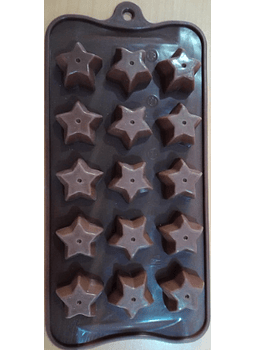 Molde de silicón brown estrellas 5-5258   