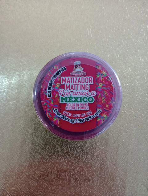  Matizador 5 gr. mate Rojo Trompo