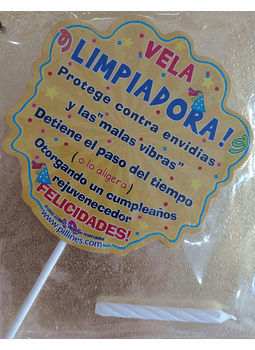 Vela limpiadora   