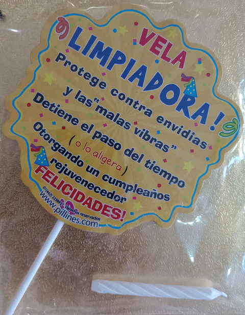  Vela limpiadora