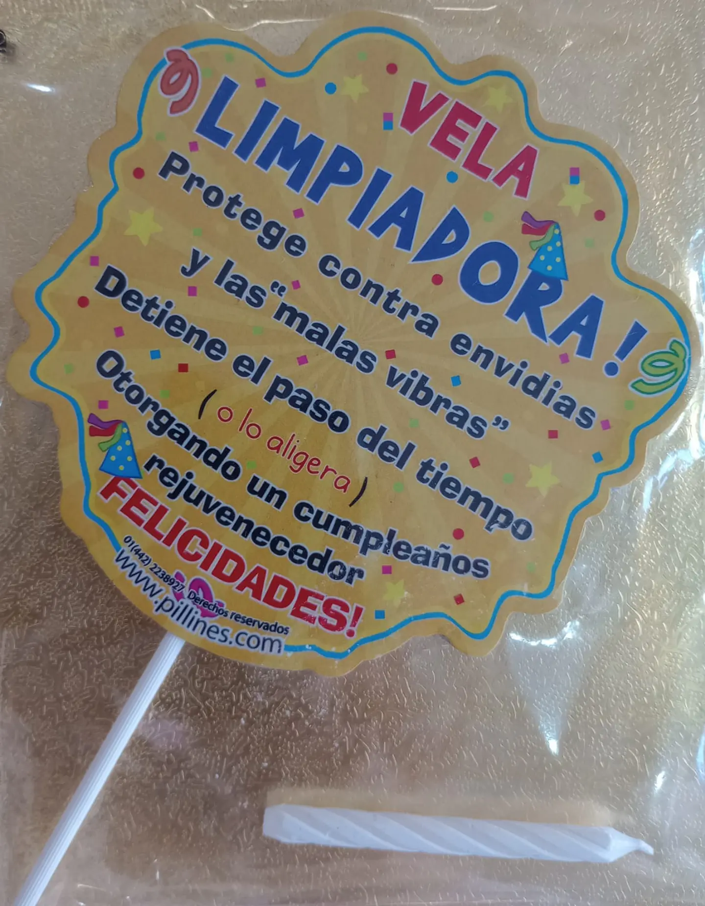  Vela limpiadora 1