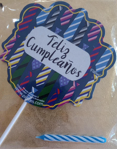  Vela feliz cumplea?os corbata