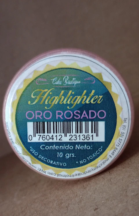  highlighter oro rosado