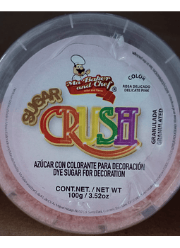 Sugar crush 100gr. Rosa delicado