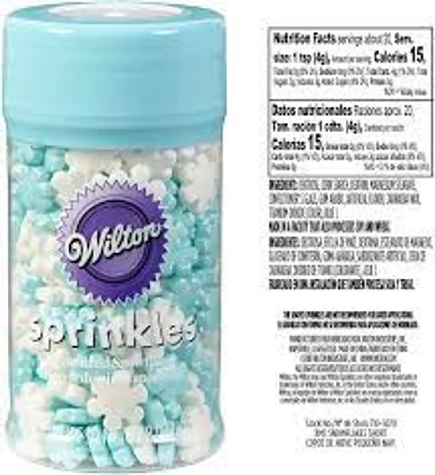  Sprinkle copo de nieve perlado/azul 710-5070 1