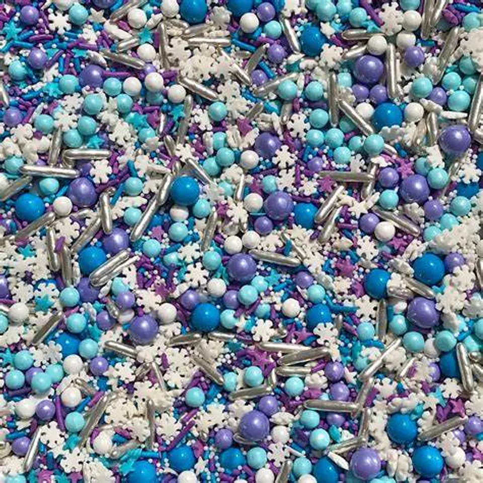  Sprinkle mix snow flake 50 100 gr 1