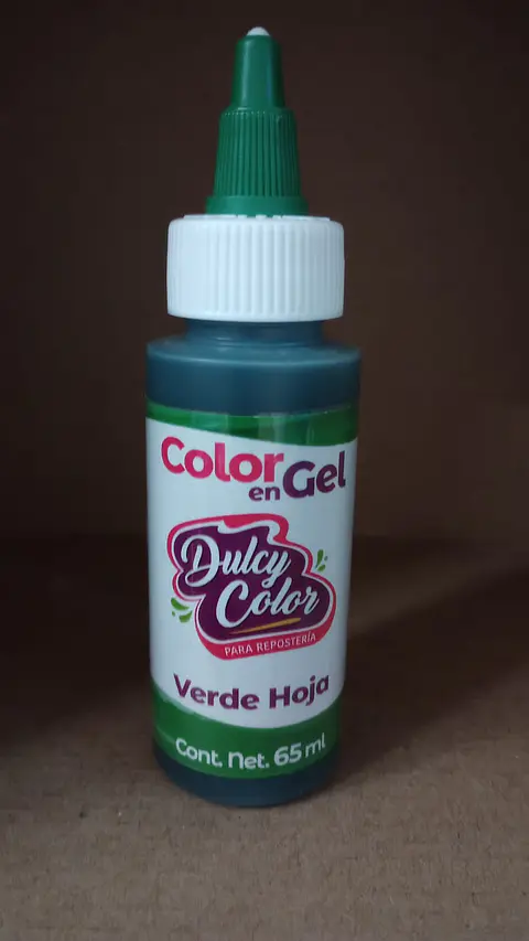  Color vegetal Dulcycolor verde hoja 65 ml
