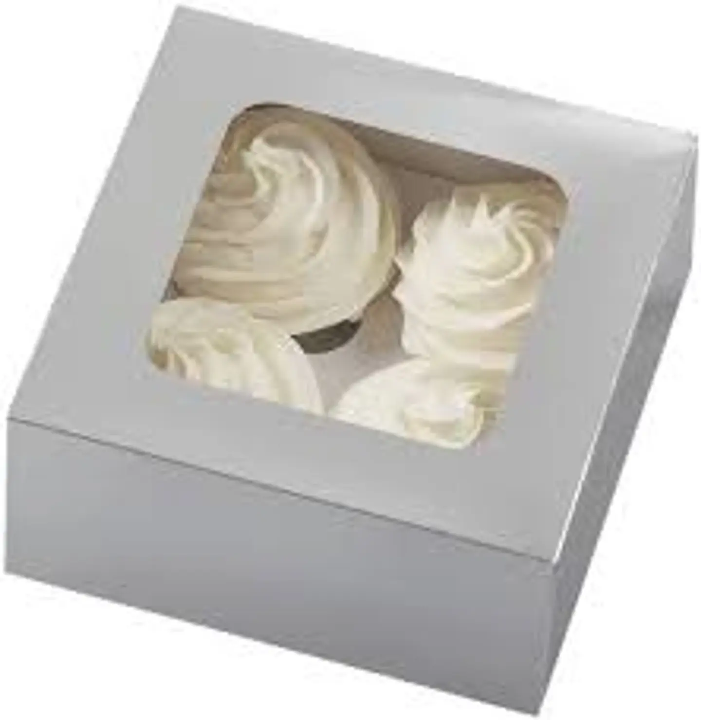  Caja cupcake 4 muffin plata pieza 2