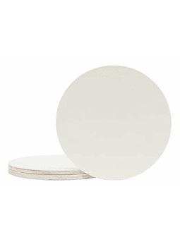 Disco blanco 25cm por pieza