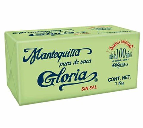  Mantequilla Gloria Verde 1Kilogramo