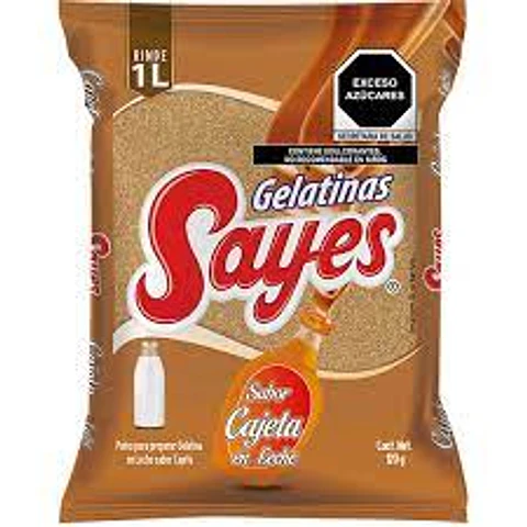  Gelatina Sayes cajeta 120gr