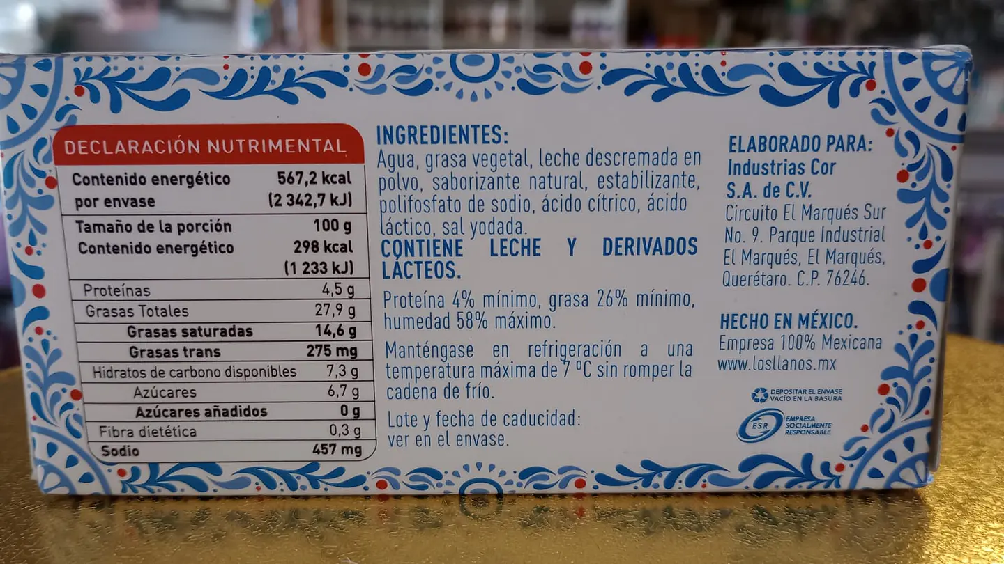  Imitacion queso crema Los Llanos 190gr 2