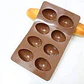  Molde Silicon Huevo Pascua 8 cav - Miniatura 1