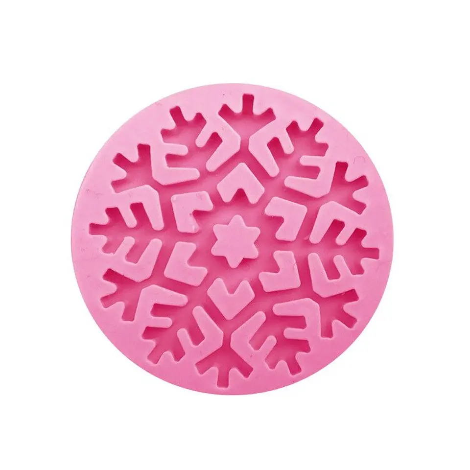  Molde silicon copo de nieve 2