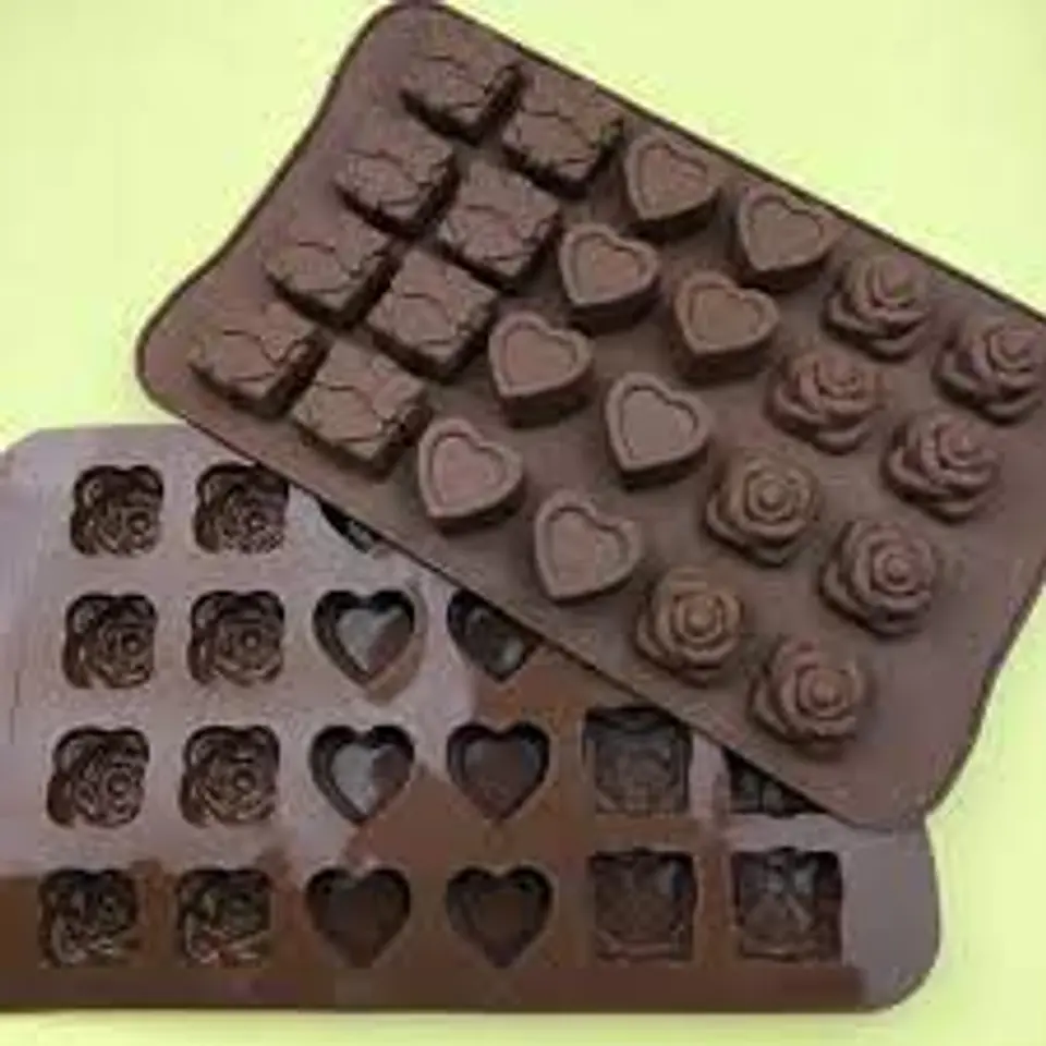  Molde de silicon regalo corazon flor DTEM472 1