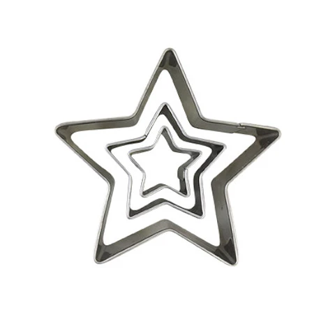  Cortador galleta estrella varios  4-236
