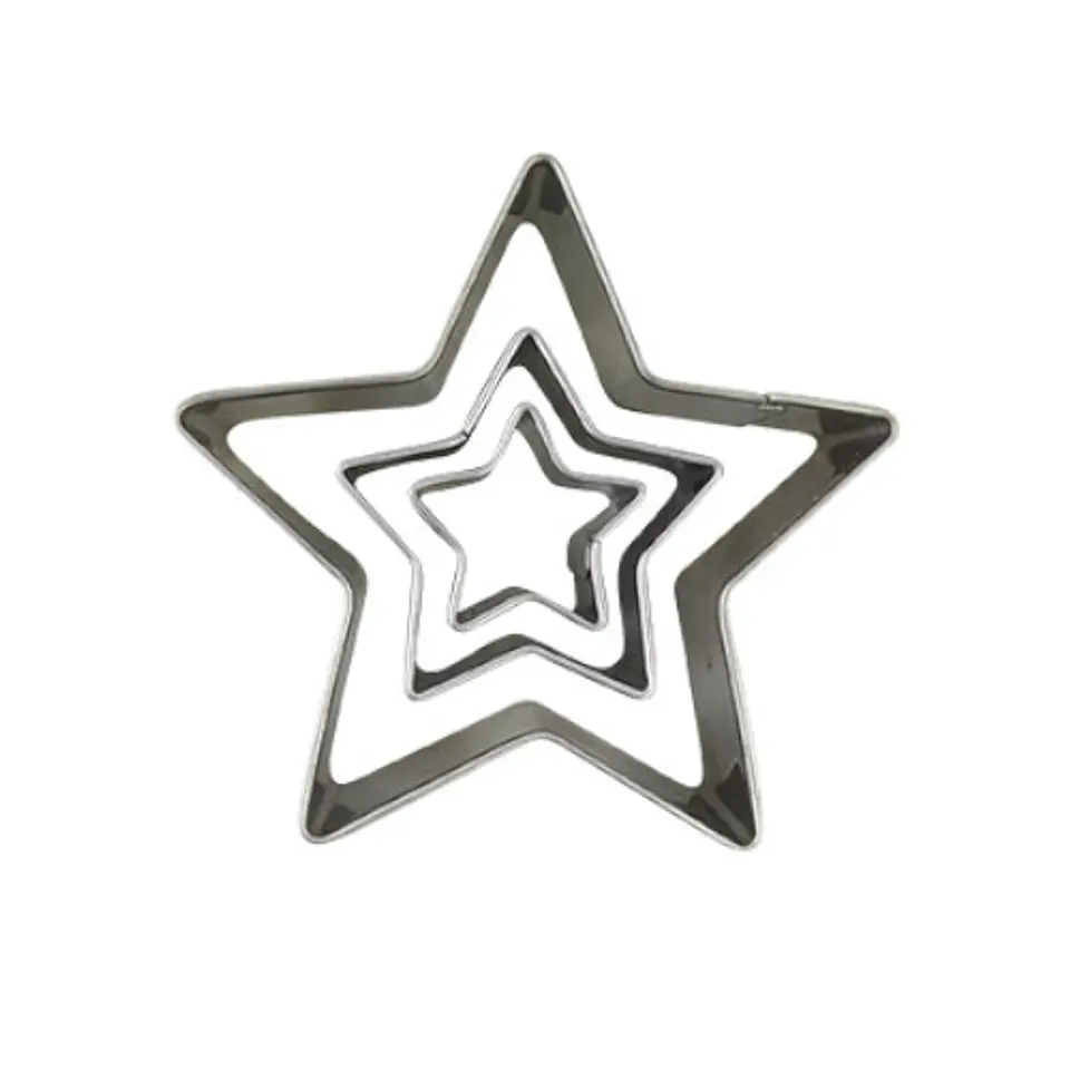  Cortador galleta estrella varios  4-236 1