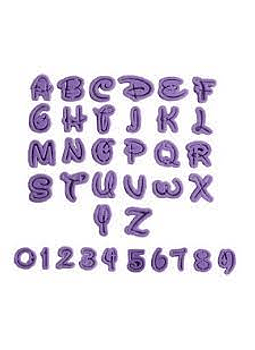 Marcador letras lettering  16013