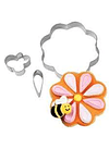 Juego cortador flor abeja metal 2308-1288