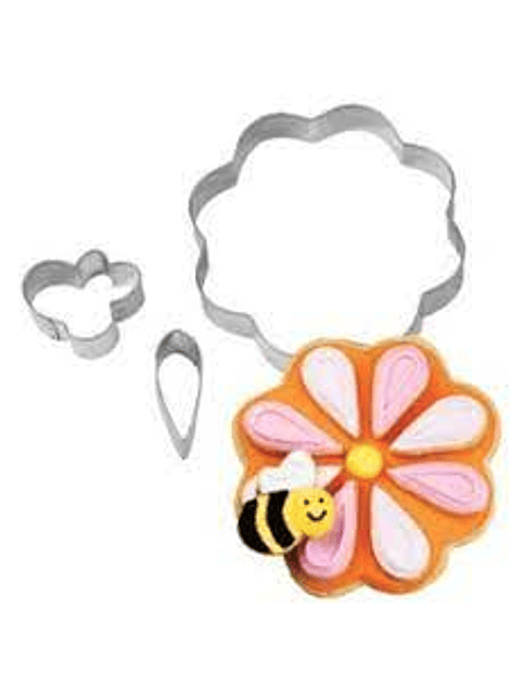 Juego cortador flor abeja metal 2308-1288