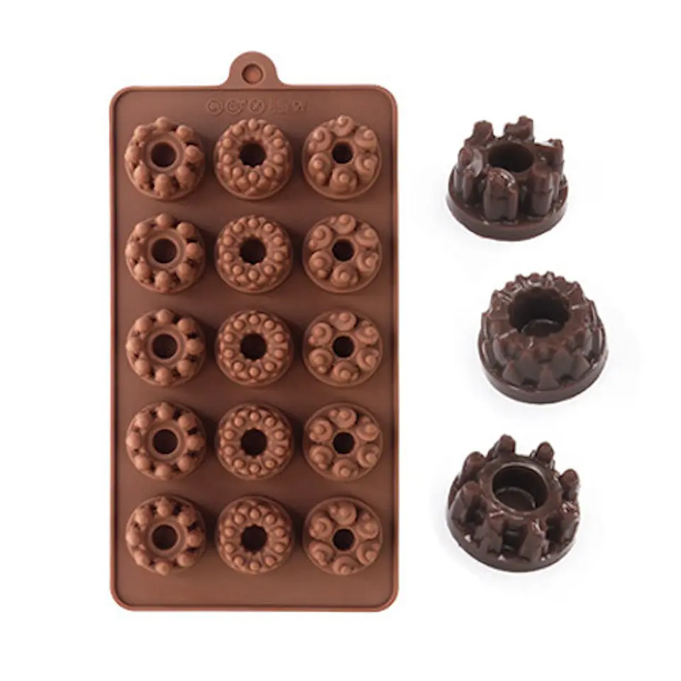  Molde silicon brown/roscas 5-5263 1