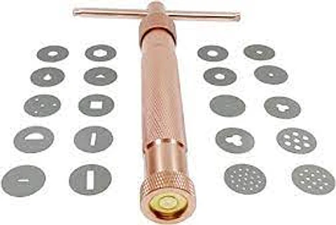  Jgo extrusor ainox y discos de fondant 21Pieza TOL0000929